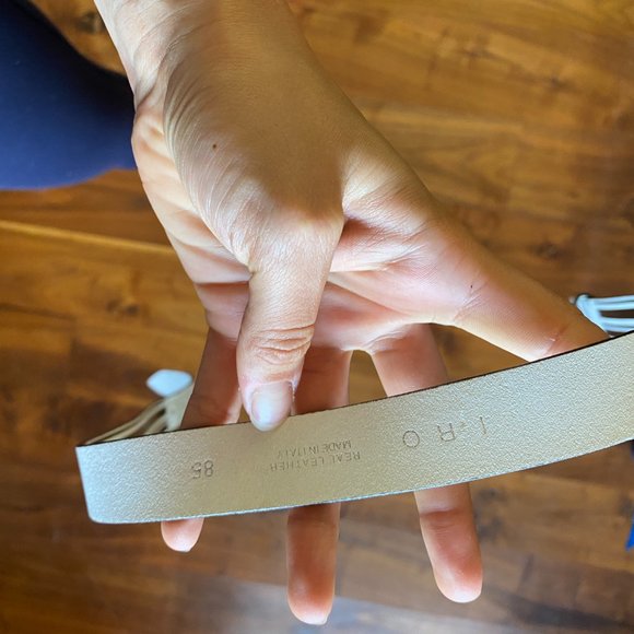 IRO White Belt Size 85